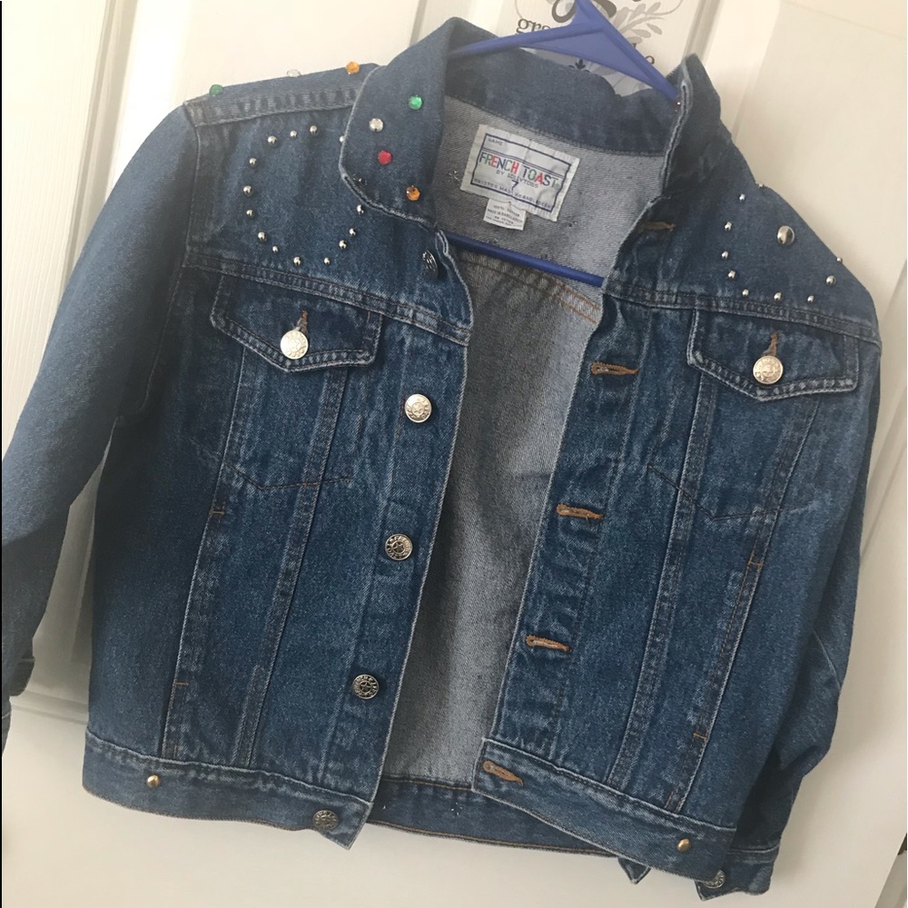 Jeweled Girls Jean Jacket